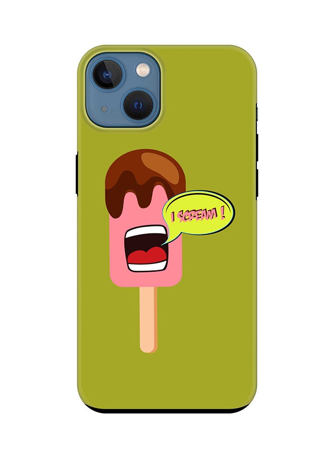 Tough Pro Series Case for Apple iPhone 14 Dual Layer hybrid PC & TPU Customized Mobile Cover Shield with inner TPU protection Matte Finish - I Scream