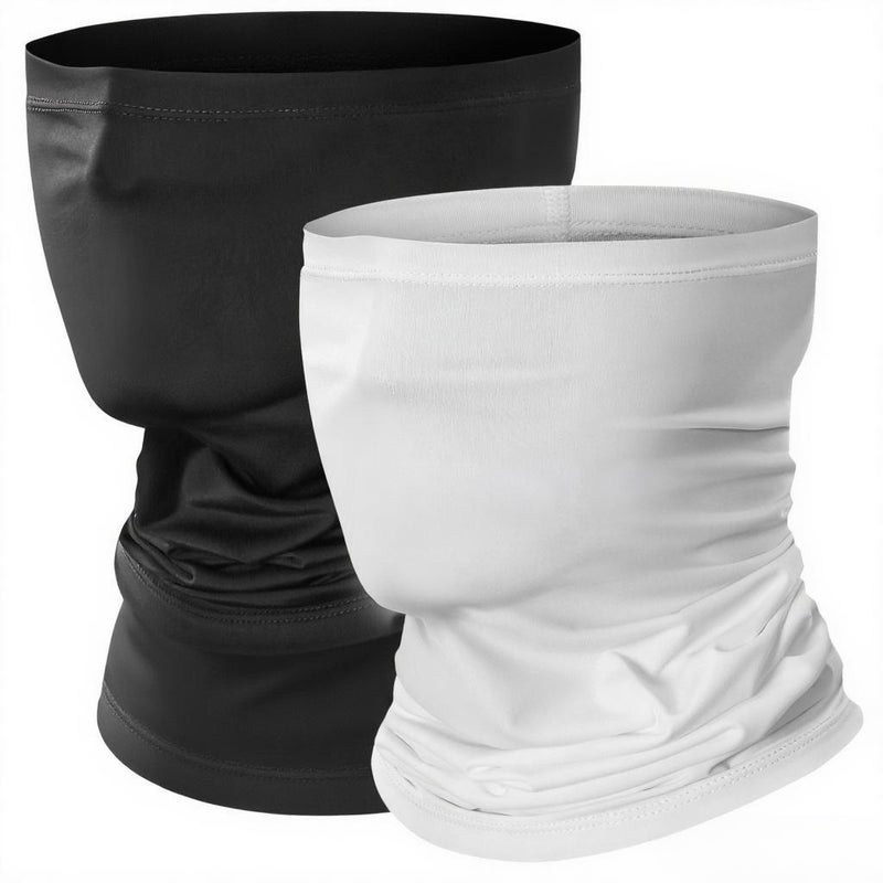 2pcs Cycling Half Face Cover Motorcycle Neck Warmer Riding Neck Gaiter Cooling Climbing Running Hiking Neck Wrap Ice Silk Sunlight Protection Cycling Headgear - Image 1