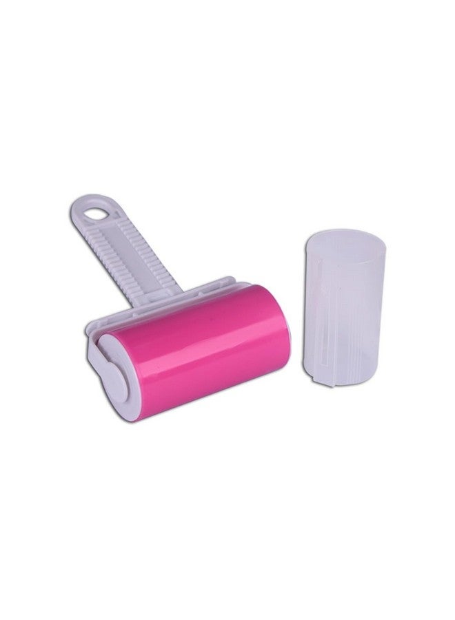Foyken Sticky Lint Remover Roller for Clothes Sheets Reusable Easy-Tear Pet Hair Remover for Clothes, Sofa, Furniture, Sweater, Dust & Dirt - Pack of 1 (Multicolor) (washabale lint Roller) - Image 1