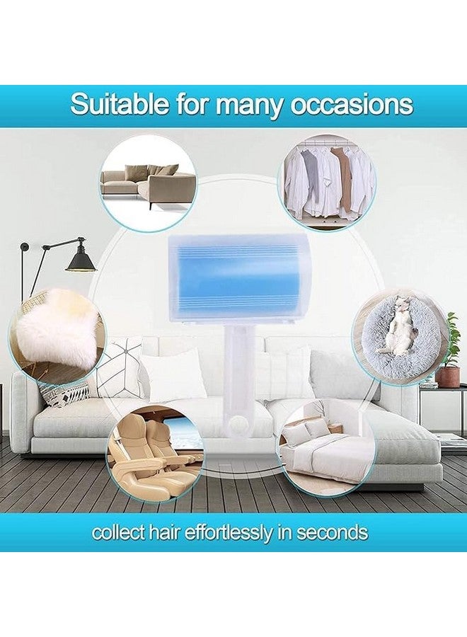 Foyken Sticky Lint Remover Roller for Clothes Sheets Reusable Easy-Tear Pet Hair Remover for Clothes, Sofa, Furniture, Sweater, Dust & Dirt - Pack of 1 (Multicolor) (washabale lint Roller) - Image 4