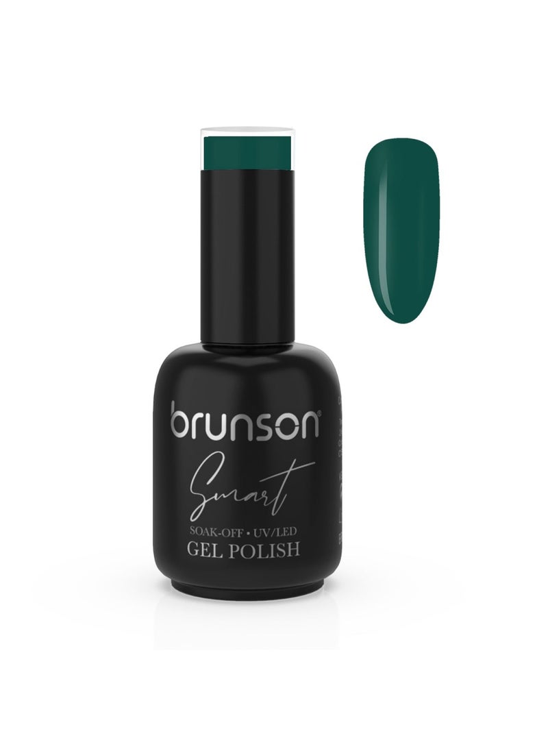 brunson - Gel Polish, 15ml Smart Gel Nails Glossy Shine Finish Long Lasting Soak off UV Gel Nal Polish for Nail Art French Manicure Pedicure Salon Quality Chip Resistant Gel Nail Extensions UV Gel Nail Paint - Image 1