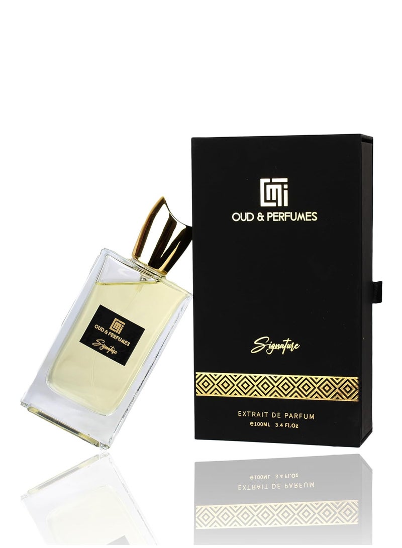 Mi Oud and Perfumes Perfume Unisex - Eau De Parfum 100ml | Long Lasting Luxury Perfume Scent | Premium Collection by MI | Blended with Spicy Woody Fragrance | Perfume Gift Set (Perfume) - Image 1