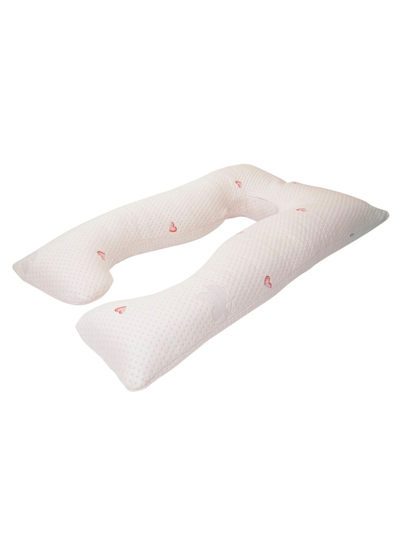 Moon Full Body Pregnancy Pillow with Cover - Image 1