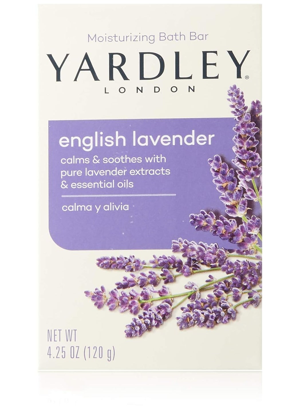 Yardley Yardley London Moisturizing Bar English Lavender with Essential Oils 425 oz Pack of 8 