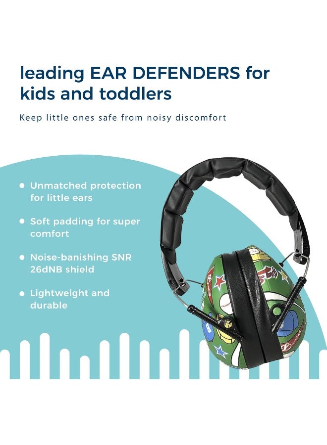 Banz BANZ Kids Headphones â€“ Hearing Protection Earmuffs for Children â€“ Adjustable Headband to fit All Ages â€“ Protect Kids Ears â€“ Block Noise â€“ Fireworks â€“ Sporting Events â€“ Concerts â€“ Movies (Baseball)  - Image 3