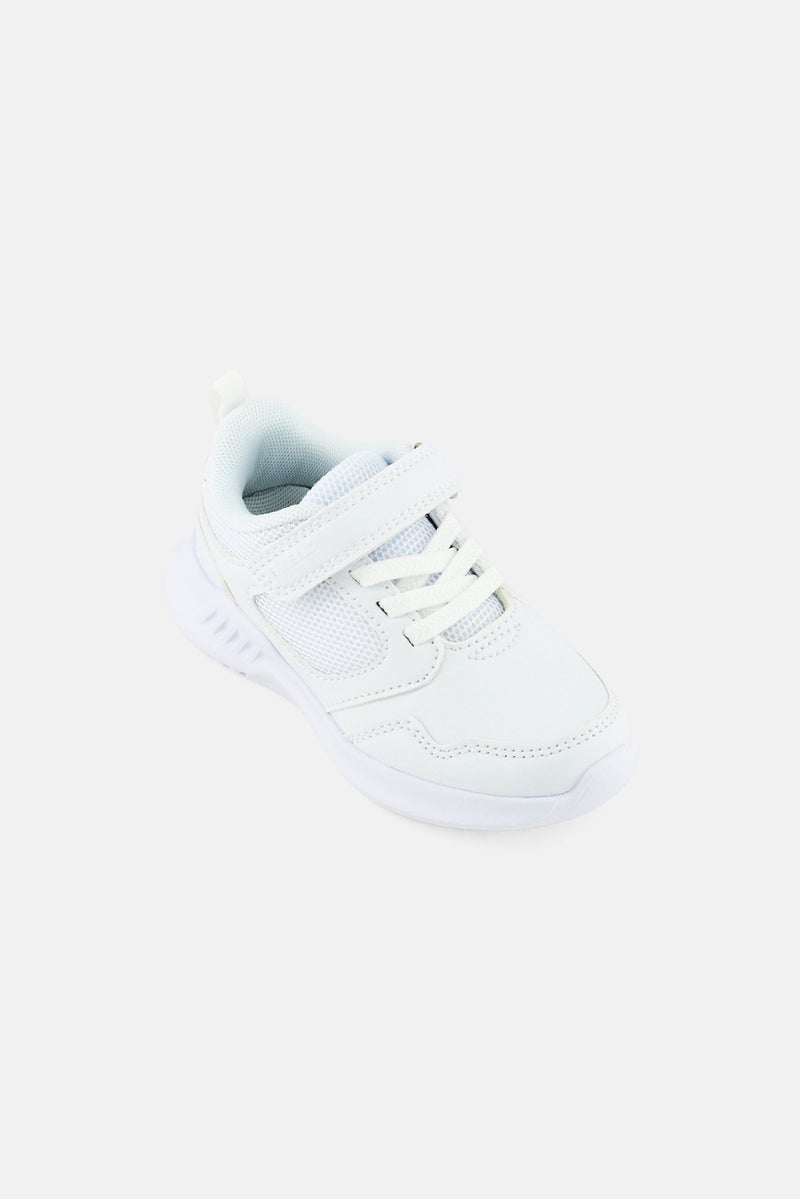 RBX Toddlers Boy Velcro Closure Shoes, White - Image 1