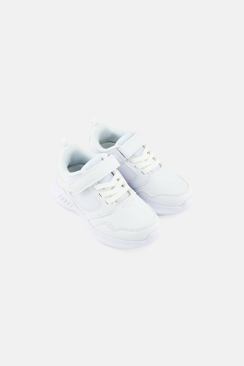 RBX Toddlers Boy Velcro Closure Shoes, White - Image 4