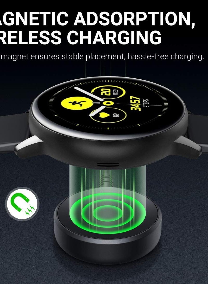 SYOSI Charging Dock Cable Compatible with Samsung Galaxy Watch 4 / 4 Classic, Replacement USB Charging Dock Cable for Galaxy Watch 3 45mm 41mm, for Galaxy Watch Active 2 / 1 44mm 40mm - Image 2