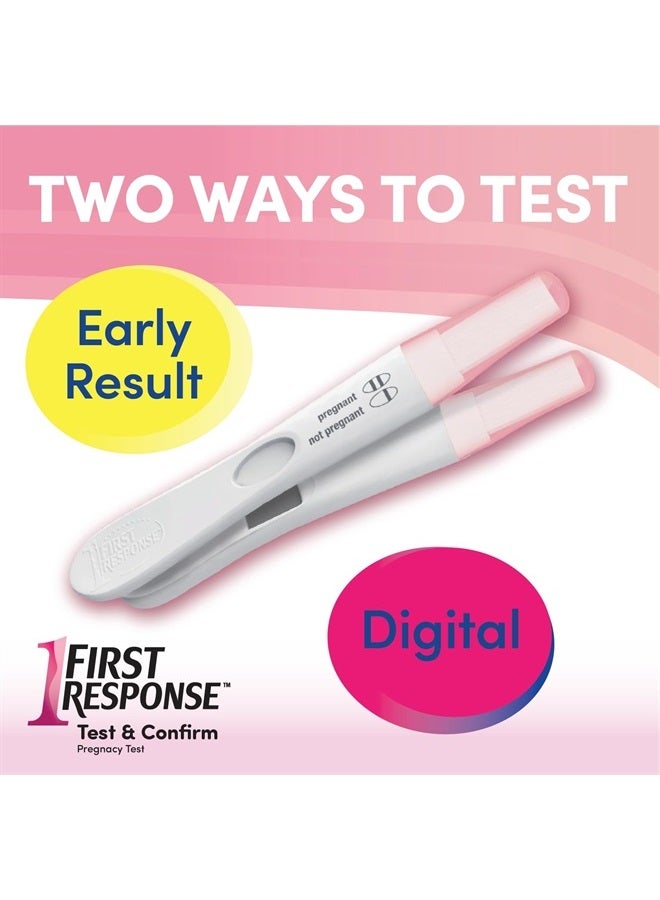 First Response Test & Confirm Pregnancy Test, unisex adult 1 Line Test and 1 Digital Test Pack - Image 3