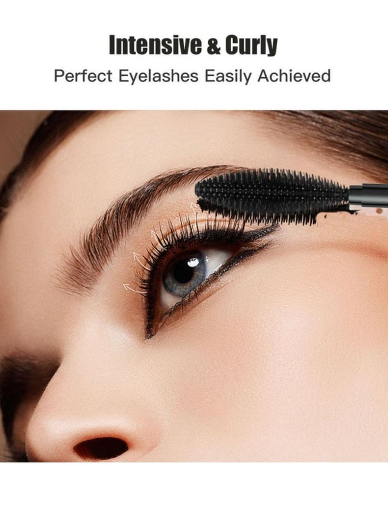 ماسكارا 2 في 1 4D Lash Mascara Thrive لإطالة الرموش وتكثيفها بشكل طبيعي 5 مرات، ماسكارا أساسية سميكة وممدودة ومضادة للماء وغير ملطخة