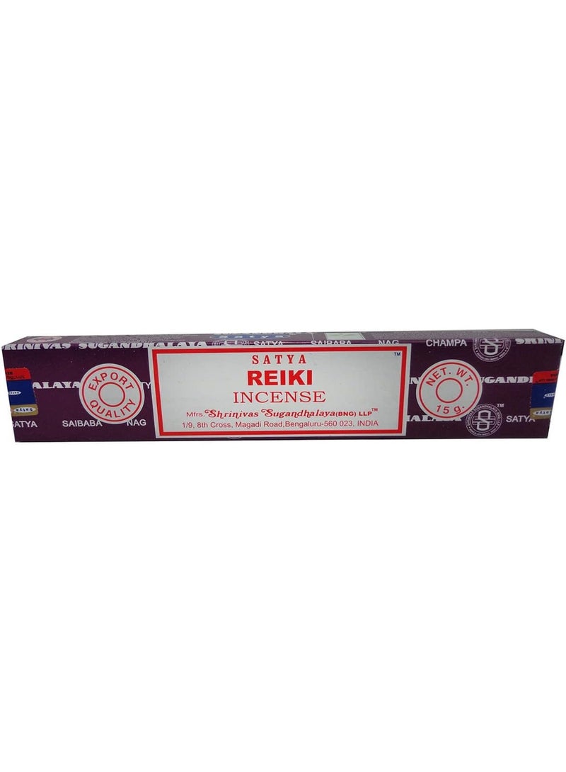 Satya Reiki Incense Sticks Made in India – Premium Aromatic Agarbatti for Meditation, Yoga, Healing, Prayer & Home Fragrance – Long Lasting Natural Incense - Image 2