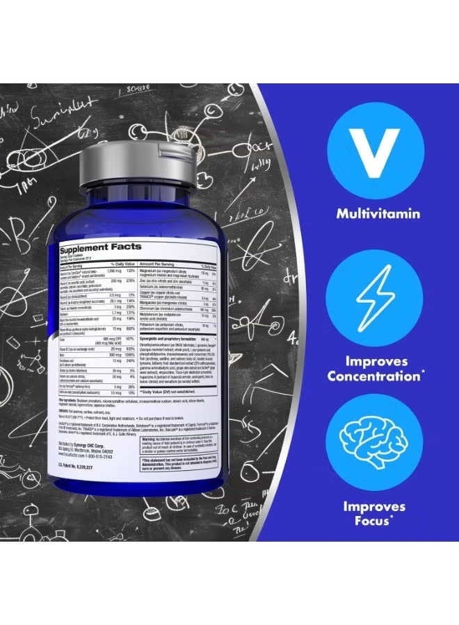 Focus Factor Brain Supplement Multivitamin Improve Memory and Clarity Boost Concentration Neuro Energy Learning Reasoning for Men and Women 180 Tablets - Image 2
