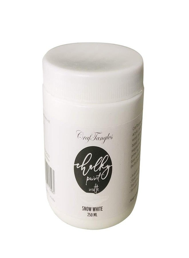 CrafTangles Chalk Paint - Snow White (250 ml) - Image 1