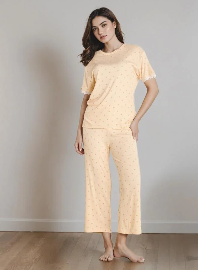 سبلاش فيڤ طقم كابري مطبوع