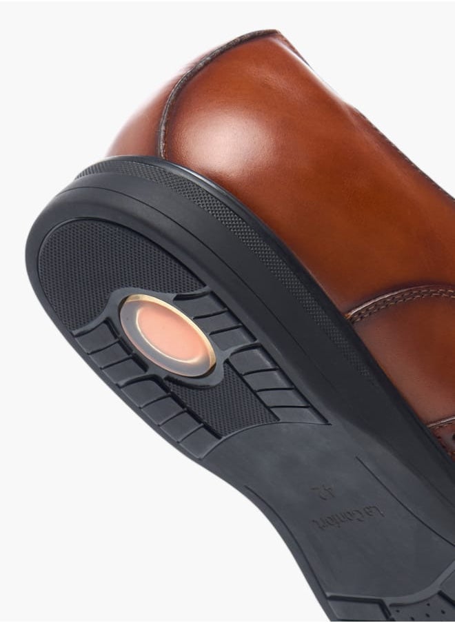 Men Panelled Slip-On Loafers