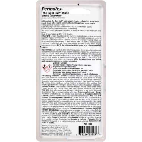 Permatex برماتكس 25229-6PK صانع حشوات ذا رايت ستاف، 3 أونصات (عبوة من 6) - Image 2
