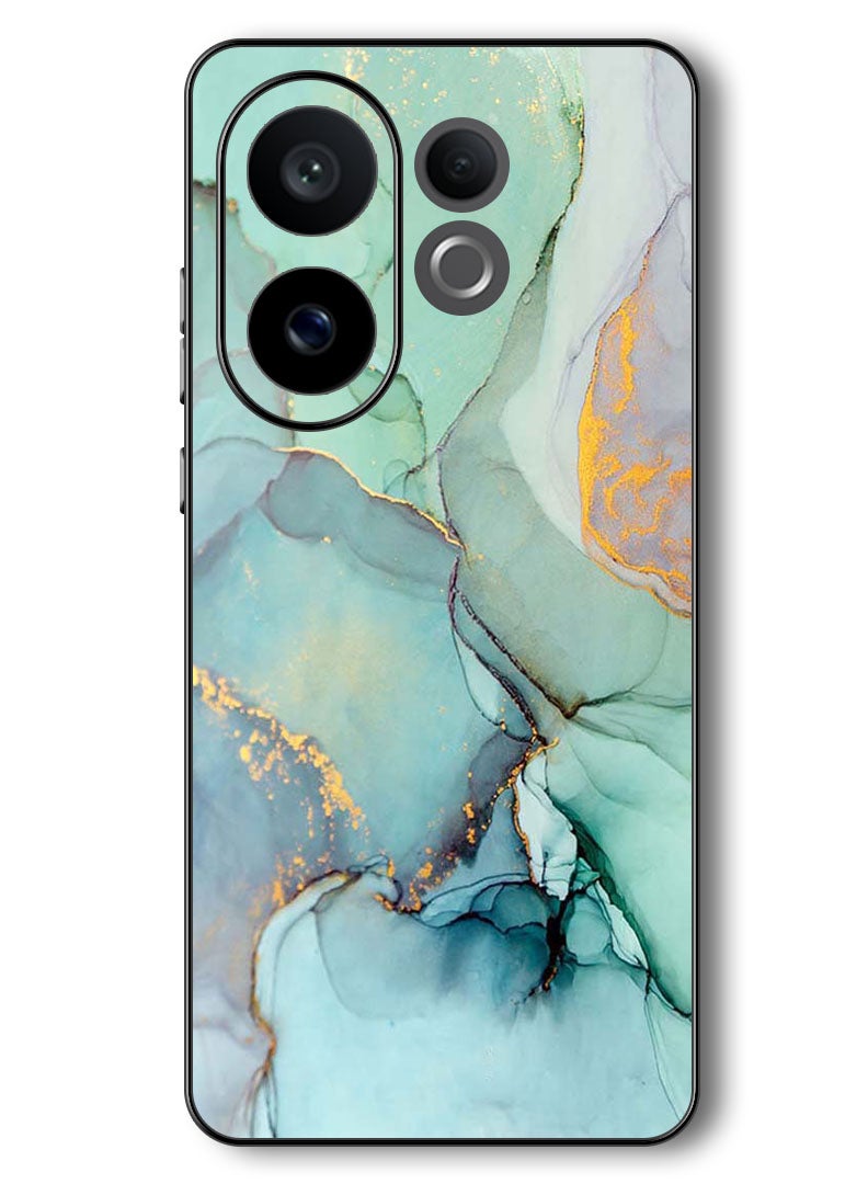 Theodor Case Compatible with Vivo V60 6.77 Inch Protection Shockproof Bumper Cover Crack Lines - Image 1