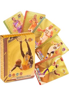 55-Piece Basketball Star Card, Card Game Booster Packs, NBA Cards, Basketball Card Trading Card, Gold Foil Cards, No Repeat, Collectible Rare Golden Cards Best Gift for Collectors and Kids