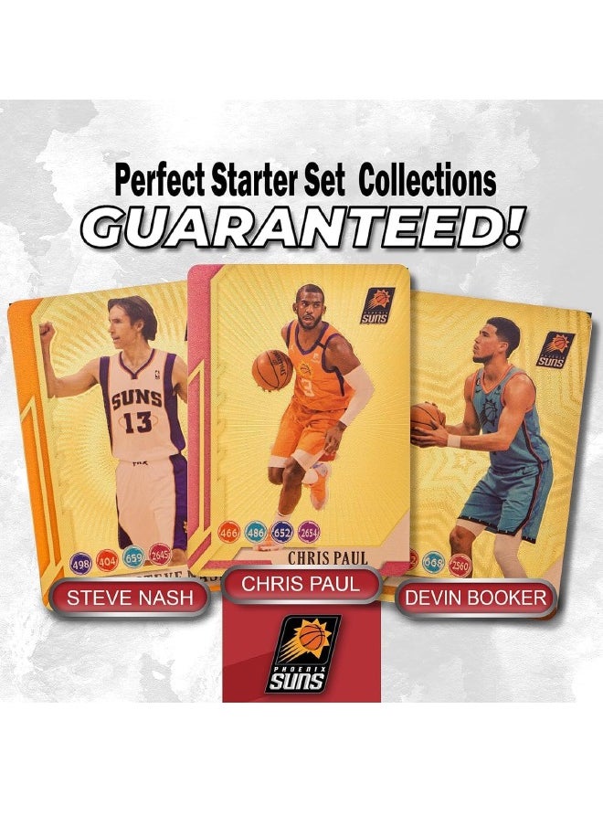 Generic - 55-Piece Basketball Star Card, Card Game Booster Packs, NBA Cards, Basketball Card Trading Card, Gold Foil Cards, No Repeat, Collectible Rare Golden Cards Best Gift for Collectors and Kids - Image 1