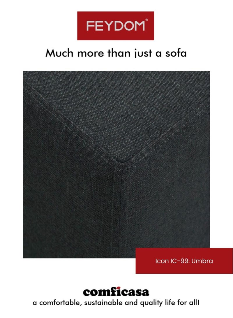 COMFICASA FEYDOM Tuck  Ottoman :Icon Umbra - Image 2