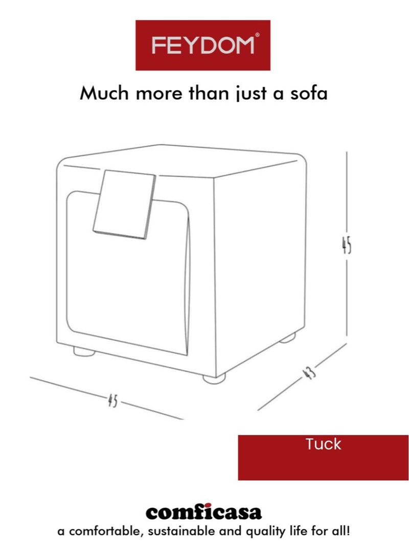 COMFICASA FEYDOM Tuck  Ottoman :Icon Umbra - Image 3