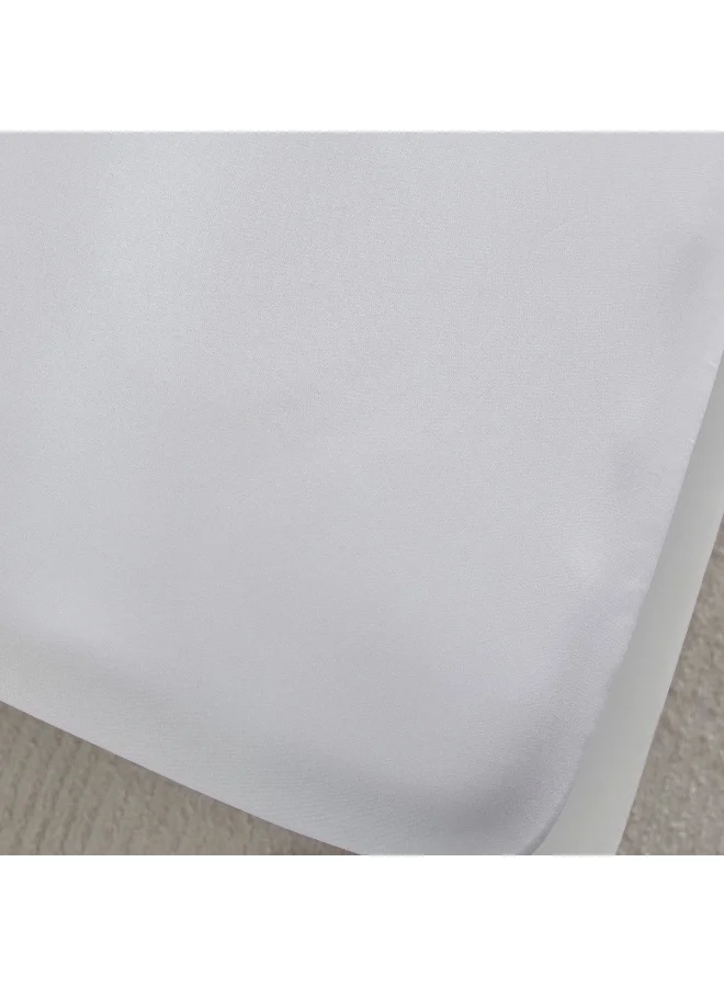 Home Box Opulent Luxe Cotton Solid Queen Fitted Sheet - 150x200+40 cm