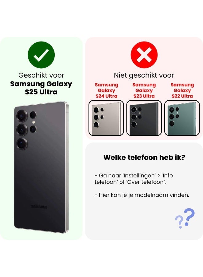 Muzz Screen Protector Suitable for Samsung S25 Ultra Screen Protector Privacy Protection Glass Protector for Samsung Galaxy S25 Ultra Privacy Screen Protector Tempered Glass - 3 PACK (Galaxy S25 Ultra) - Image 2