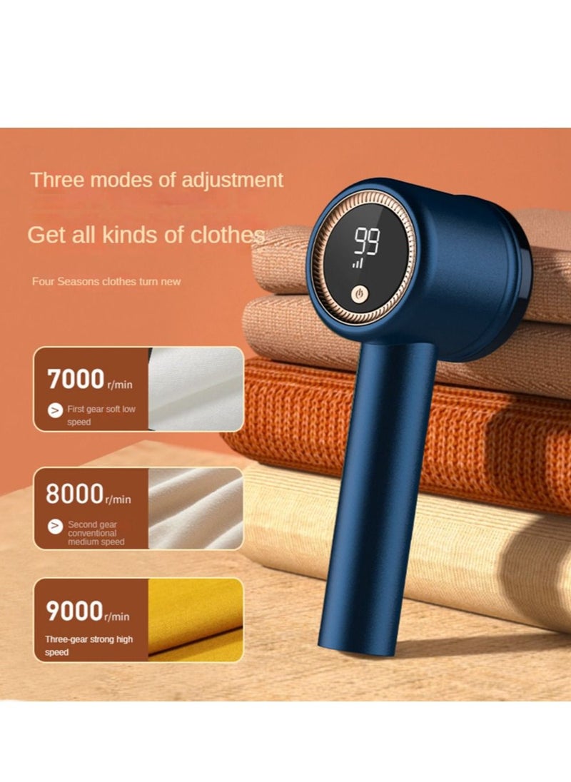 Nanjiren - Clothes Hair Ball Trimmer USB Rechargeable Electric Lint Remover for Spool Machine Fabric Shaver Pellet Ball - Image 1