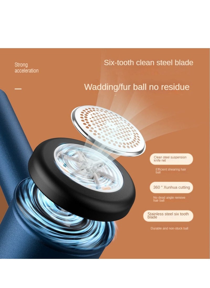 Nanjiren - Clothes Hair Ball Trimmer USB Rechargeable Electric Lint Remover for Spool Machine Fabric Shaver Pellet Ball - Image 1