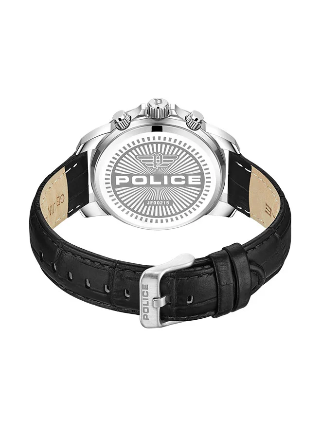 POLICE Mensor Gents Chronograph Watch With Black Dial & Black Strap -PEWJF0021503
