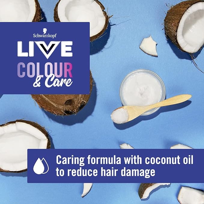 Live Schwarzkopf LIVE Colour Care Hair Mask 5 Minute Wash Out Blonde Toning Colour Boost Semipermanent Silver Hair Dye Lasts Up To 6 Washes Icy Pearl 150ml - Image 5
