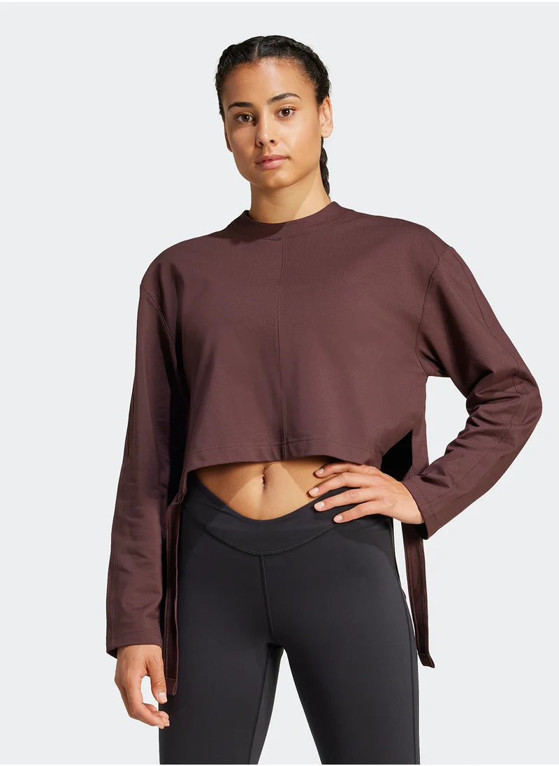 Adidas Yoga Cover Up Sweatshirt