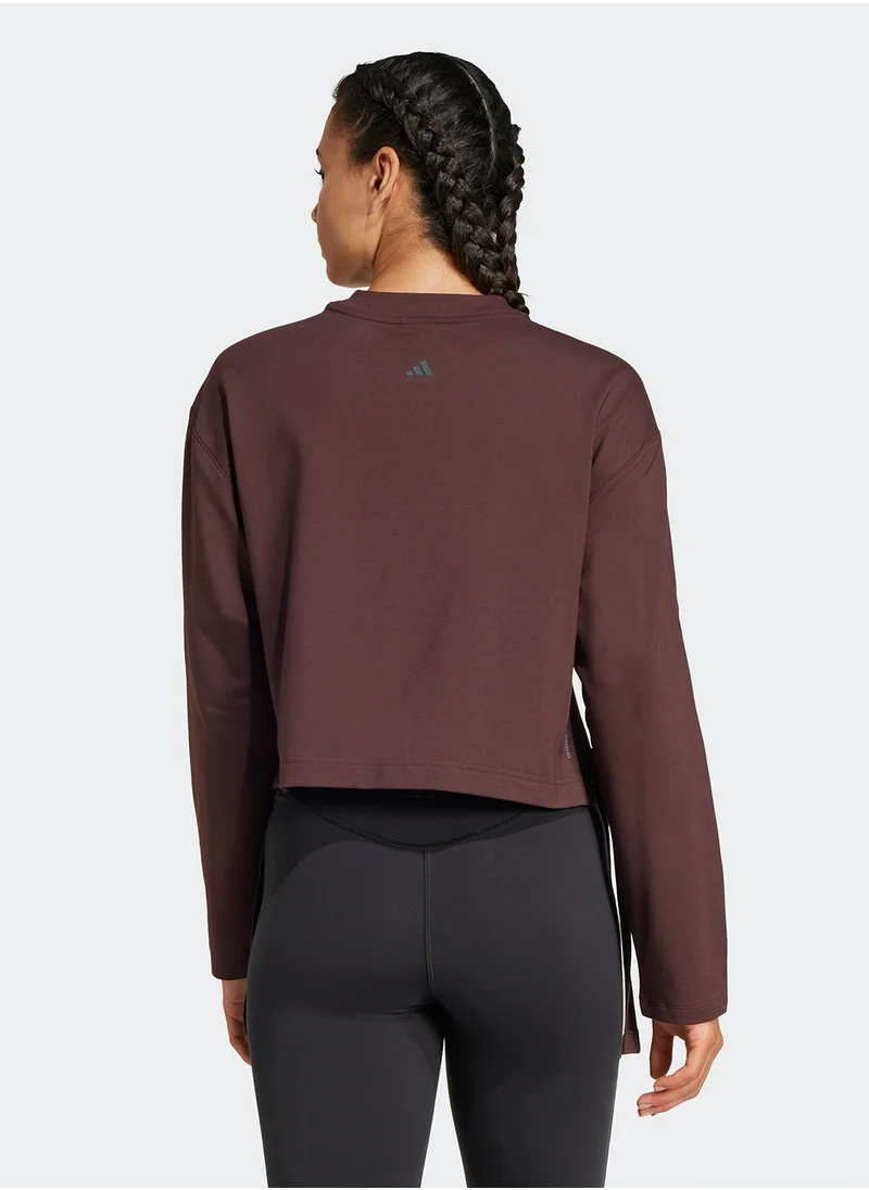 Adidas Yoga Cover Up Sweatshirt