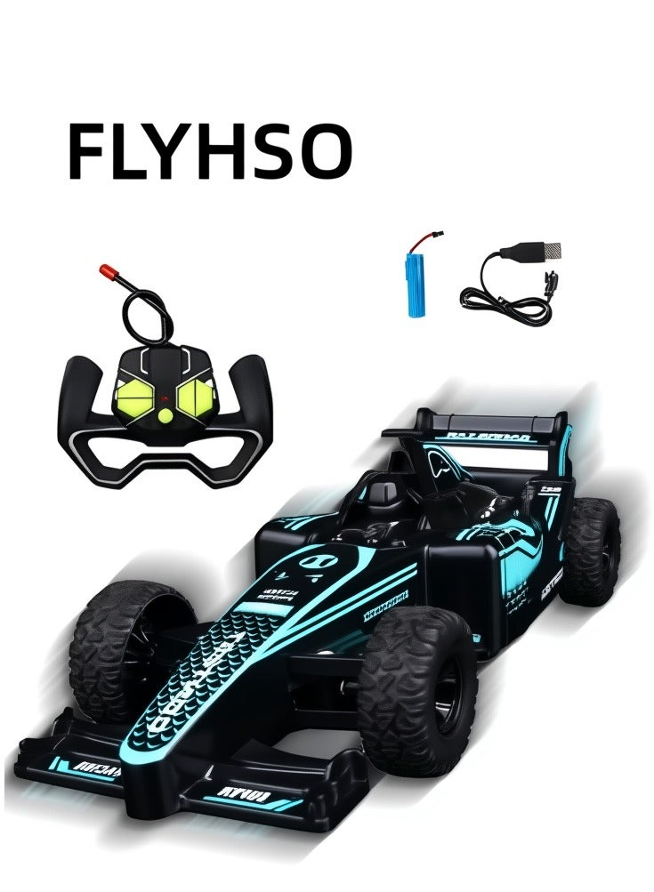 فلاي هسو f1لعبة سيارة للتحكم عن بعد للأطفال بأربعة اتجاهات شحن نموذج سباق الانجراف للأولاد - Image 1