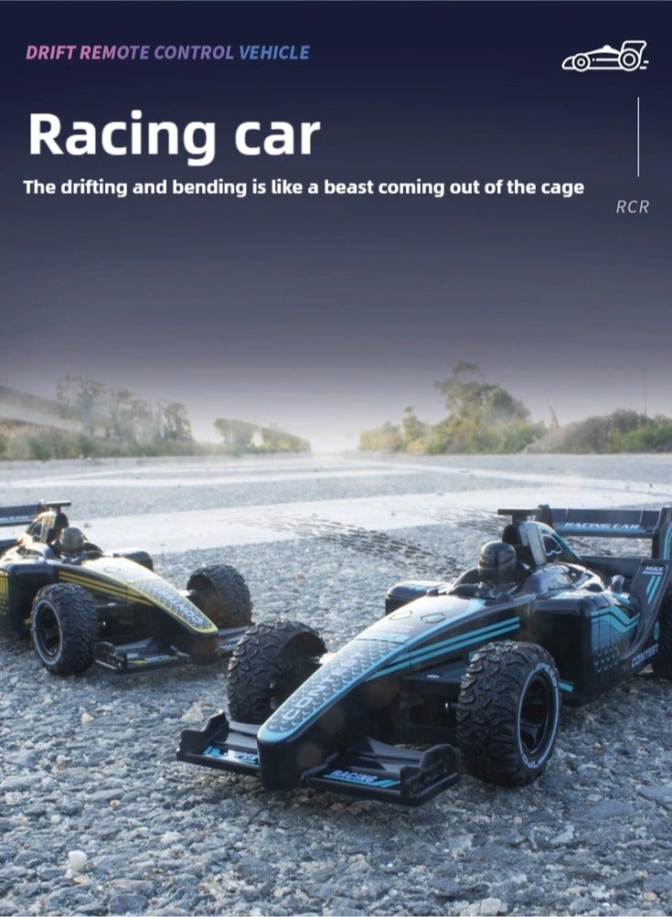 فلاي هسو f1لعبة سيارة للتحكم عن بعد للأطفال بأربعة اتجاهات شحن نموذج سباق الانجراف للأولاد - Image 5