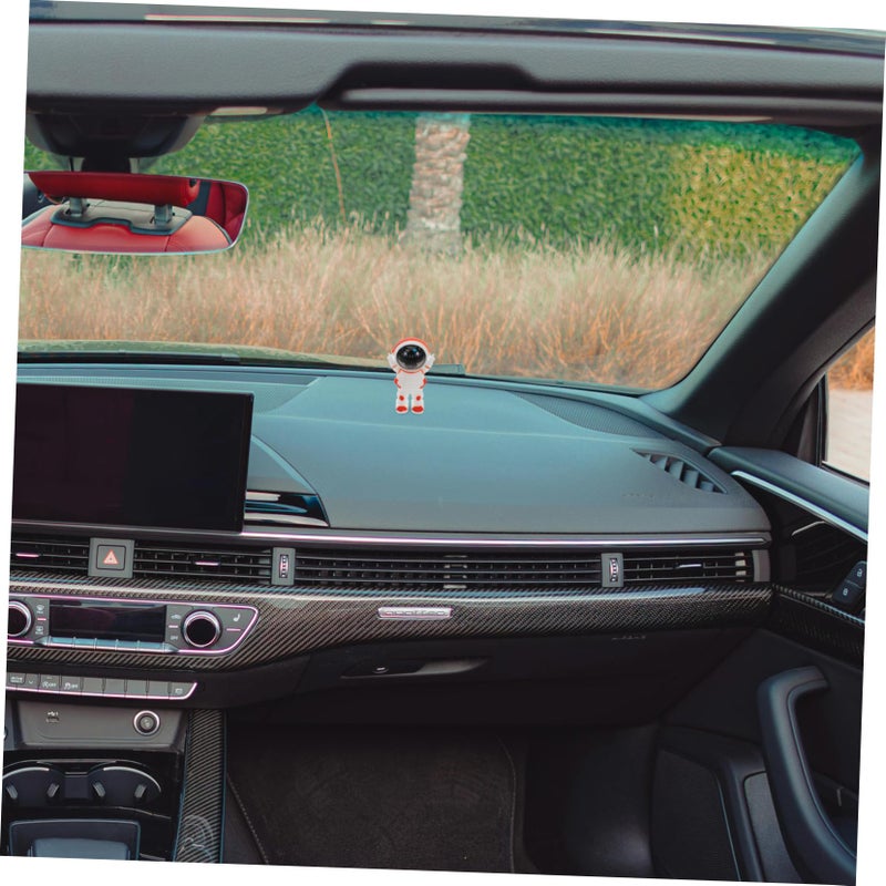 Astronaut Car Compass Cute Space Decor For Car Dashboard Easy To Operate - Image 5