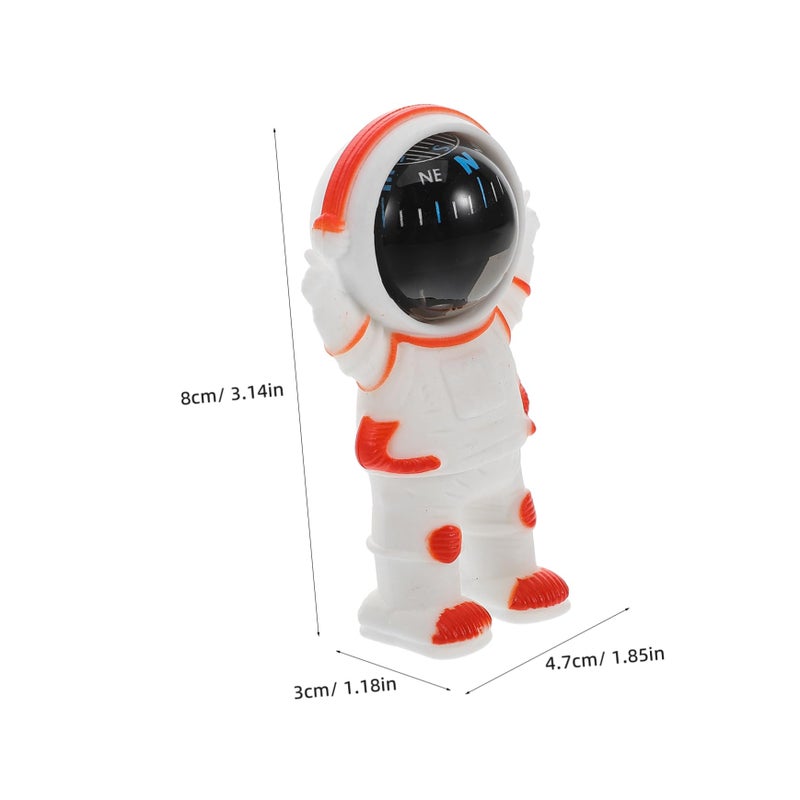 Astronaut Car Compass Cute Space Decor For Car Dashboard Easy To Operate - Image 3
