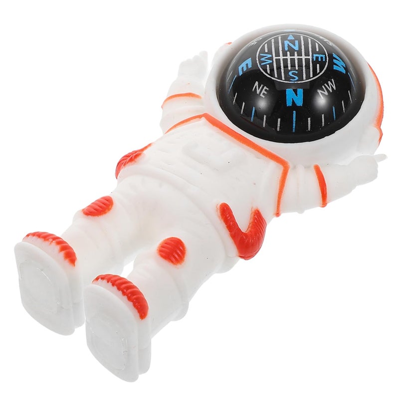 Astronaut Car Compass Cute Space Decor For Car Dashboard Easy To Operate - Image 2