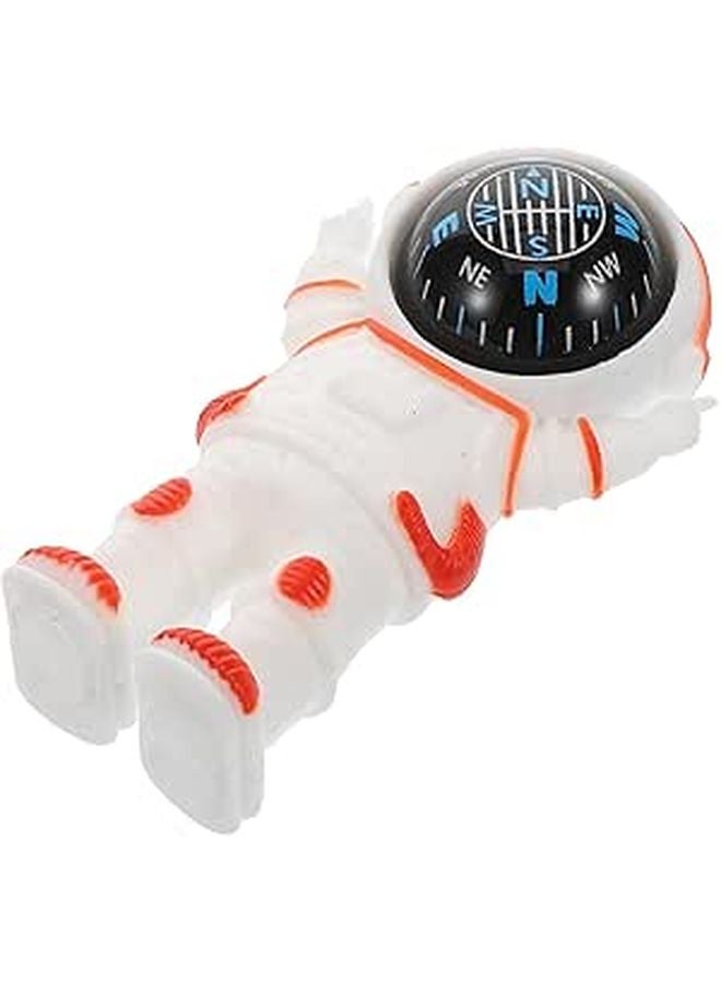 Astronaut Car Compass Cute Space Decor For Car Dashboard Easy To Operate - Image 1