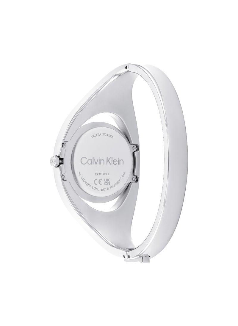 CALVIN KLEIN Round Analog Women's Black Case Wrist Watch - 25200423  - Image 3