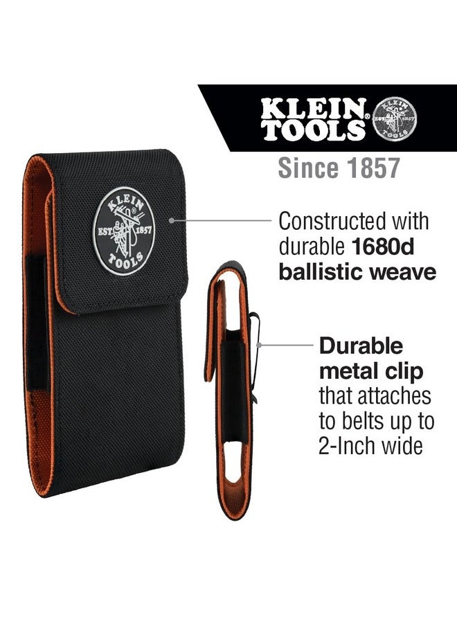 Klein Tools Klein Tools 55474 Phone Holder, XX-Large, Fits iPhone, Google, LG, Samsung Phones, With Magnetic Closure and Belt Clip  - Image 2