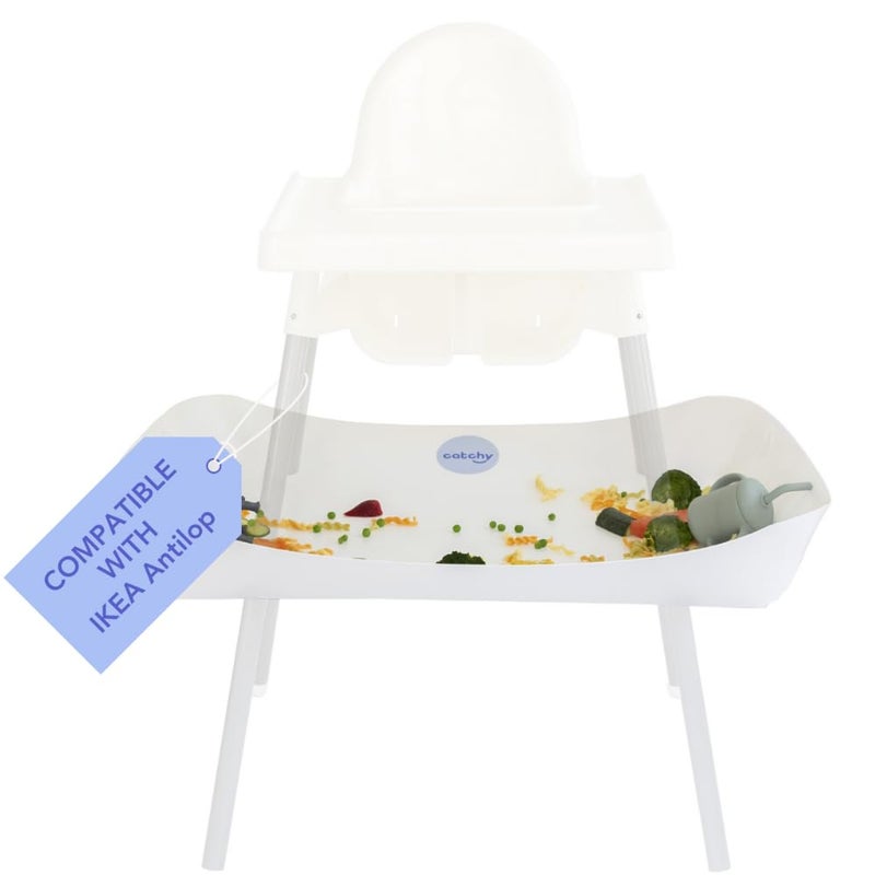 CATCHY - Food Catcher - Compatible with IKEA Antilop High Chair + 11 Other High Chairs - Highchair Sold Separately - Baby & Toddler Food & Mess Catcher - Under High Chair Accessory - Image 1