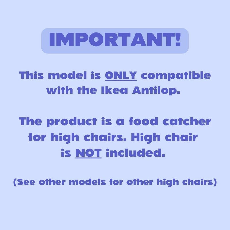 CATCHY - Food Catcher - Compatible with IKEA Antilop High Chair + 11 Other High Chairs - Highchair Sold Separately - Baby & Toddler Food & Mess Catcher - Under High Chair Accessory - Image 2