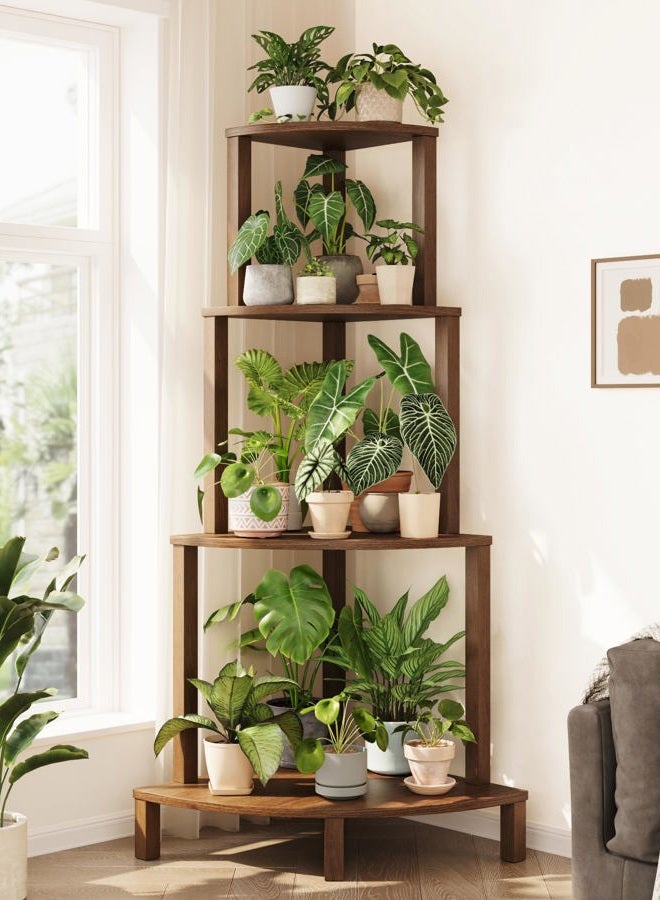 Bamworld ZHJ06-4C corner plant stand - Image 1