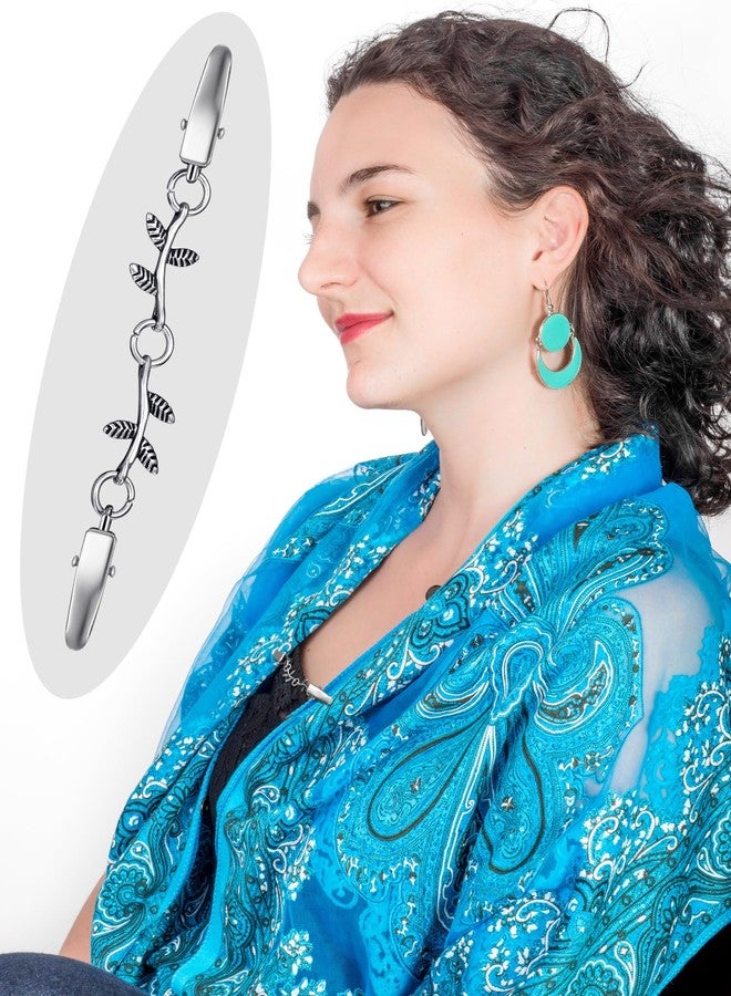 Cindeer 8 Pcs Sweater Clips Women Vintage Shawl Cardigan Clips for Retro Cardigan Collar Sweater Shirt Dress(Classic) - Image 2