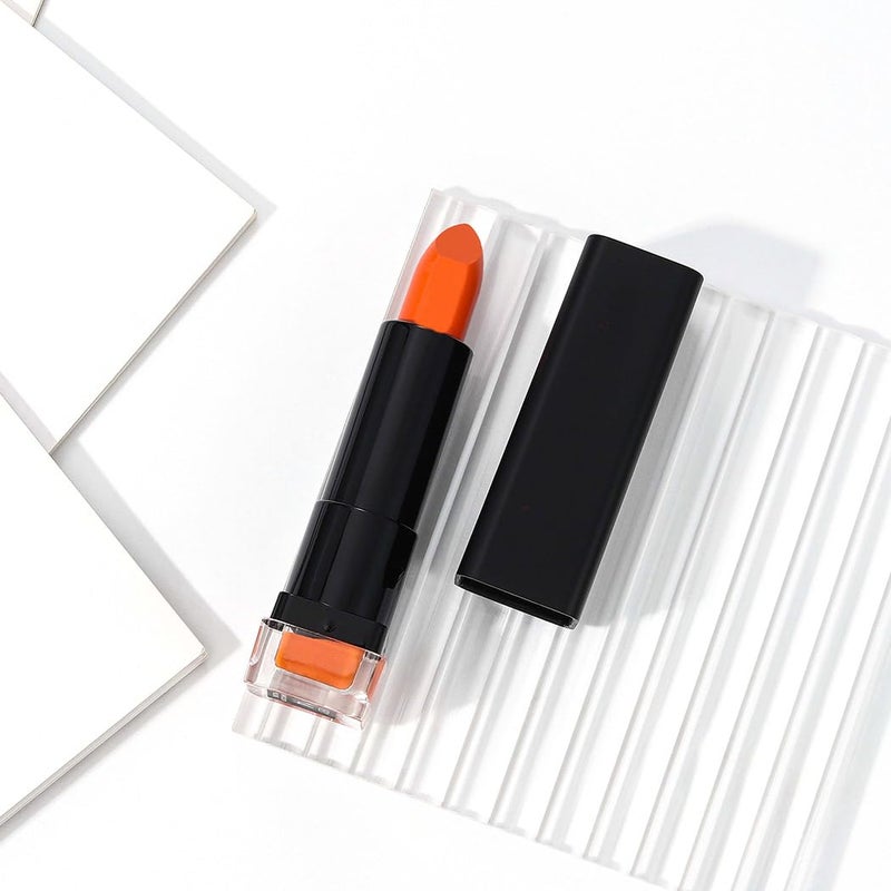 Kilshye Matte Lipstick Hight Pigment Lipsticks Long Lasting Lip Stick Waterproof Lips Gloss Cream Lipgloss Makeup for Women and Girls Pack of 1 (I- Orange 14) - Image 4