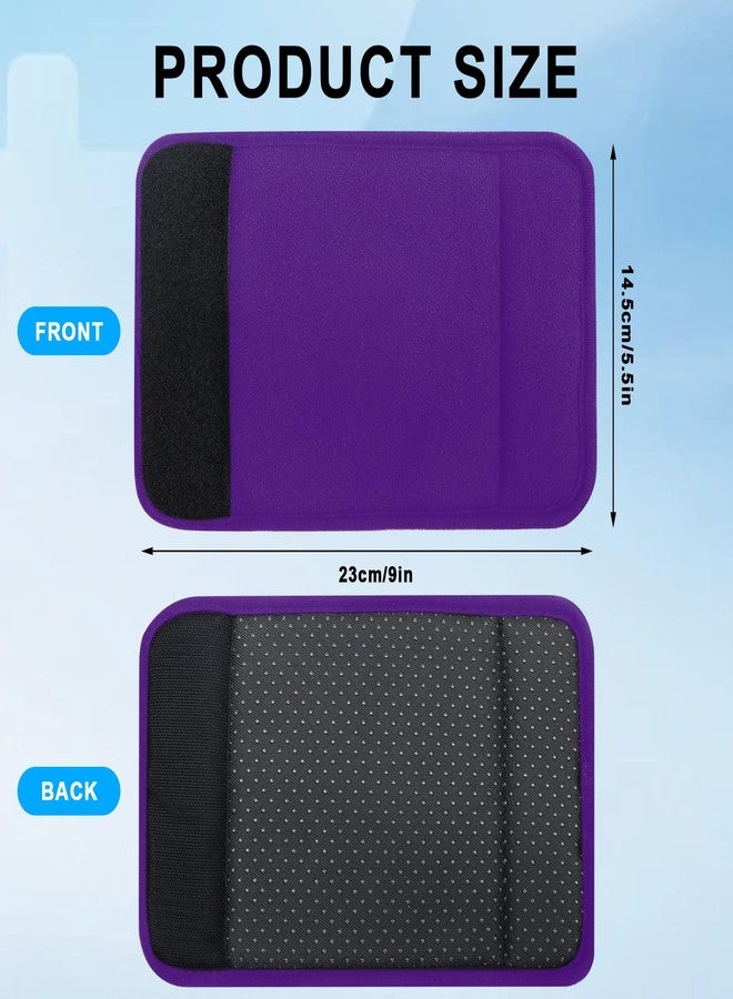 Bcautay 2 Pcs Walker Handle Cushions Walker Grip Covers Pads Walker Padded Hand Grip Covers for Rolling Wheelchair Walker Elderly Grippers Rollator Handle (Purple) - Image 2