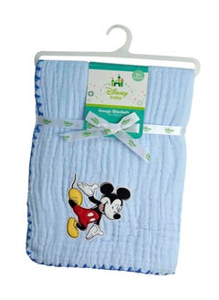 Disney Mickey - Gauge Blanket - Blue  - Image 2