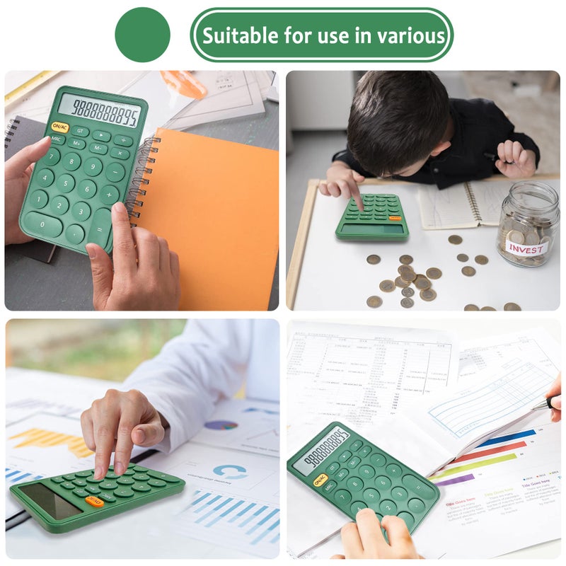 VEWINGL Standard Calculator, 12 Digit Large Display Desktop Calculator with Big Buttons for Office, School, Home & Business - Image 5