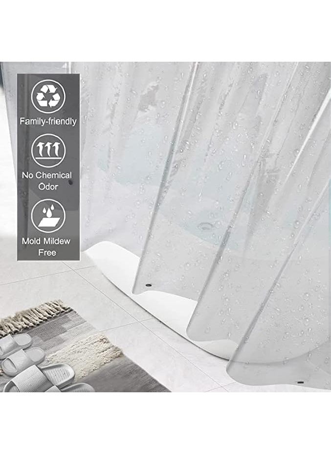 A CUBE LUXURY SOLUTIONS A Cube Luxury Solutions PVC AC Curtain Eyelet Rings Waterproof Material 15 MM Thickness Mold Mildew Free Transparent 7ft  - Image 2